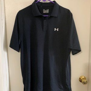 Under Armour black polo sz L